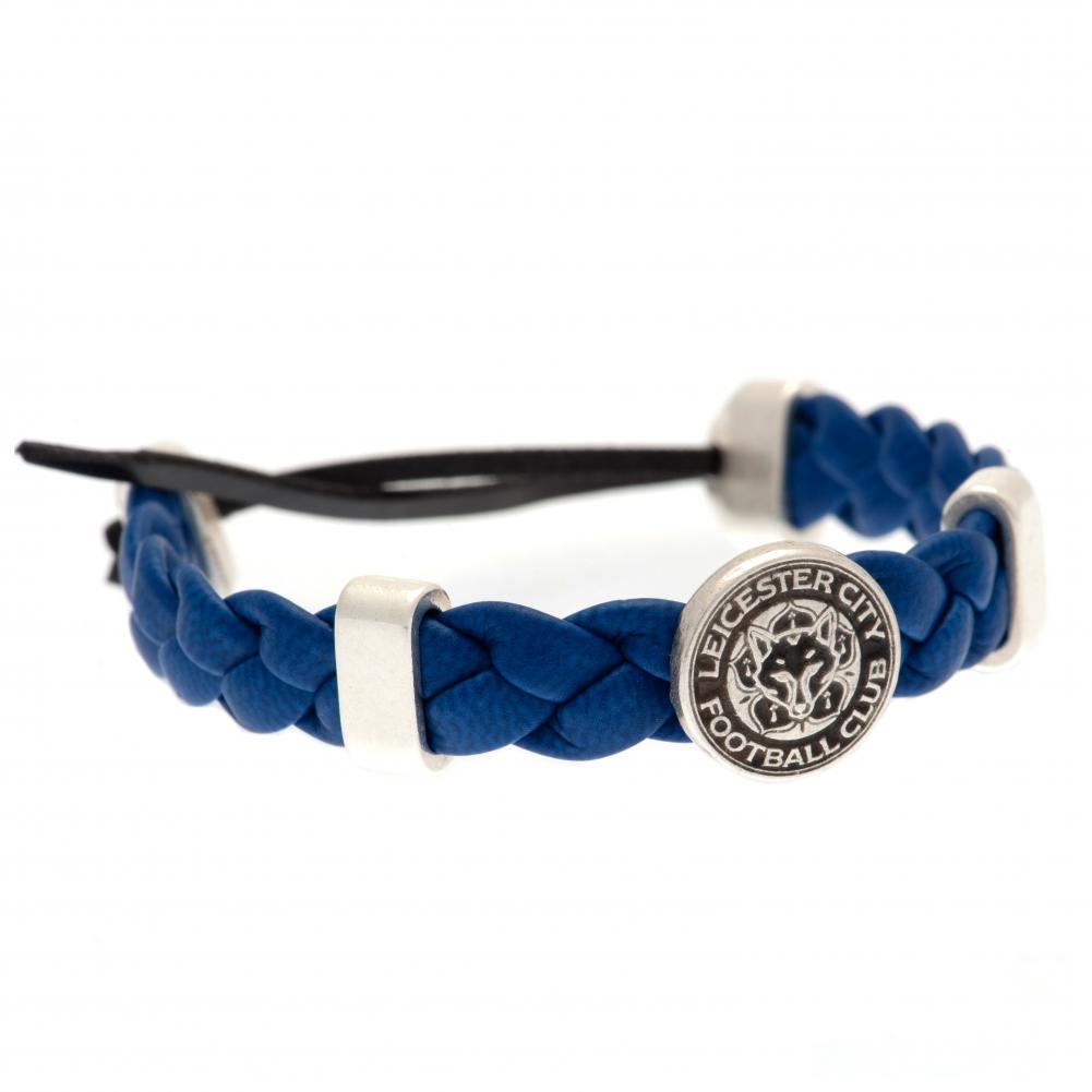 Leicester City FC PU Slider Bracelet - Shop Jewellery At Gift Moments - 1