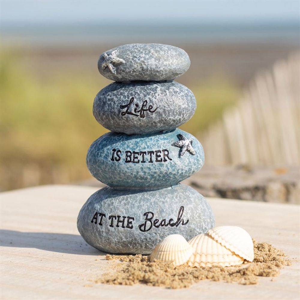 Life is Better at the Beach Resin Stone Ornament: 1 - Ornaments By Gift Moments