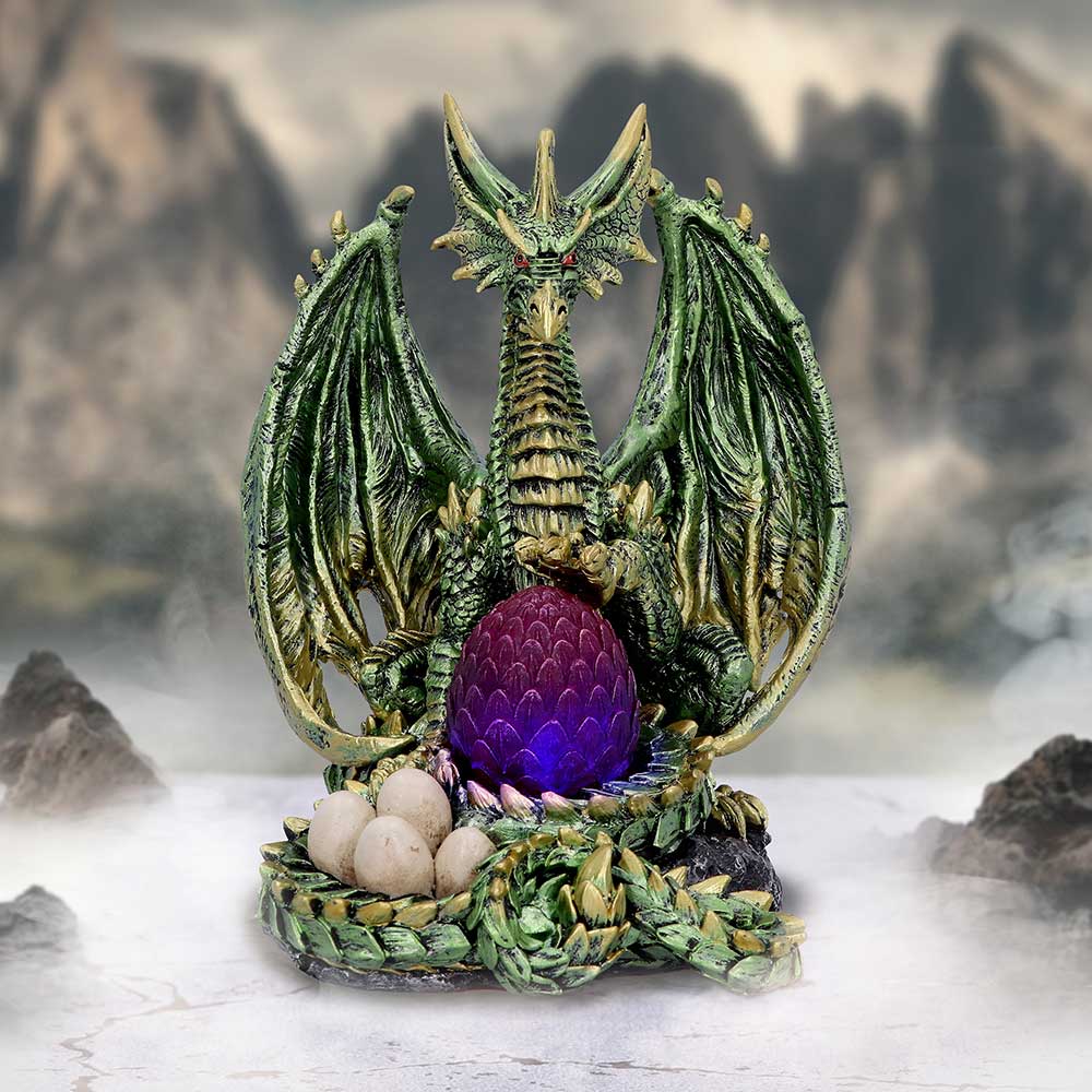 Light Bearer Metallic Dragon Figurine 19.5cm: 1 - Figures & Collectables By Gift Moments