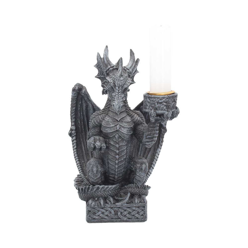 Light Keeper Dragon Candle Holder 15cm: 2 - Candles & Holders By NN Designs