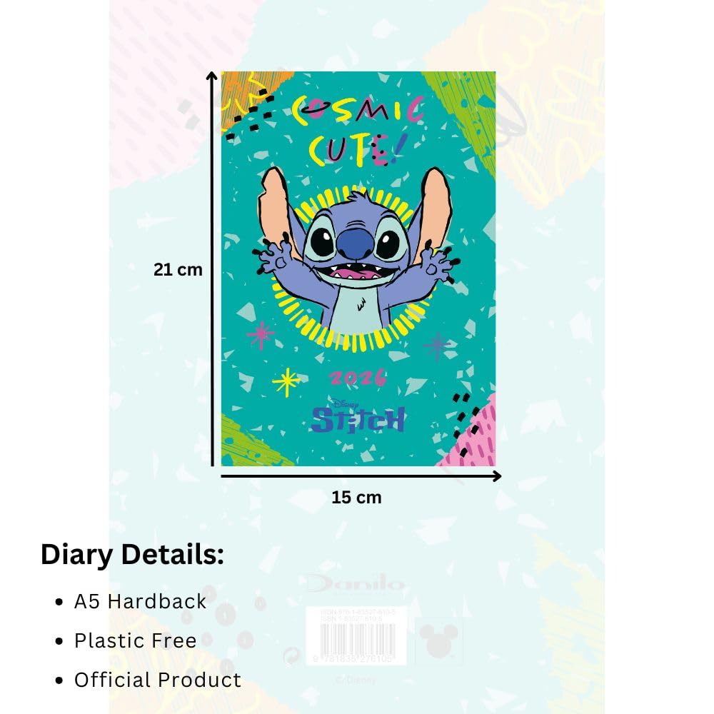 Lilo & Stitch A5 Diary 2026: 5 - Diaries By Lilo & Stitch