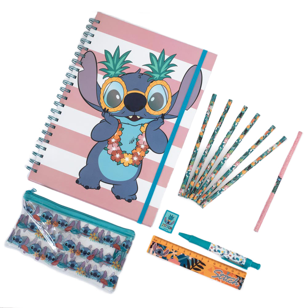Lilo & Stitch Aloha Hawaii A4 Bumper Stationery Set - Shop Stationery At Gift Moments - 1