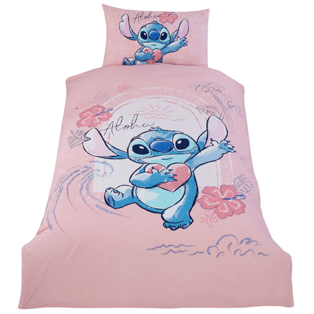 Lilo & Stitch Aloha Single Duvet Set: 1 - Bedroom By Lilo & Stitch