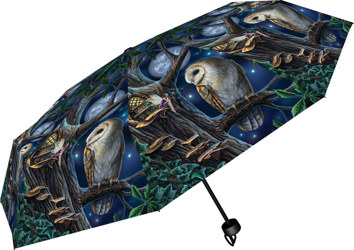 Lisa Parker Fairy and Owl Umbrella: 2 - Umbrellas By Lisa Parker