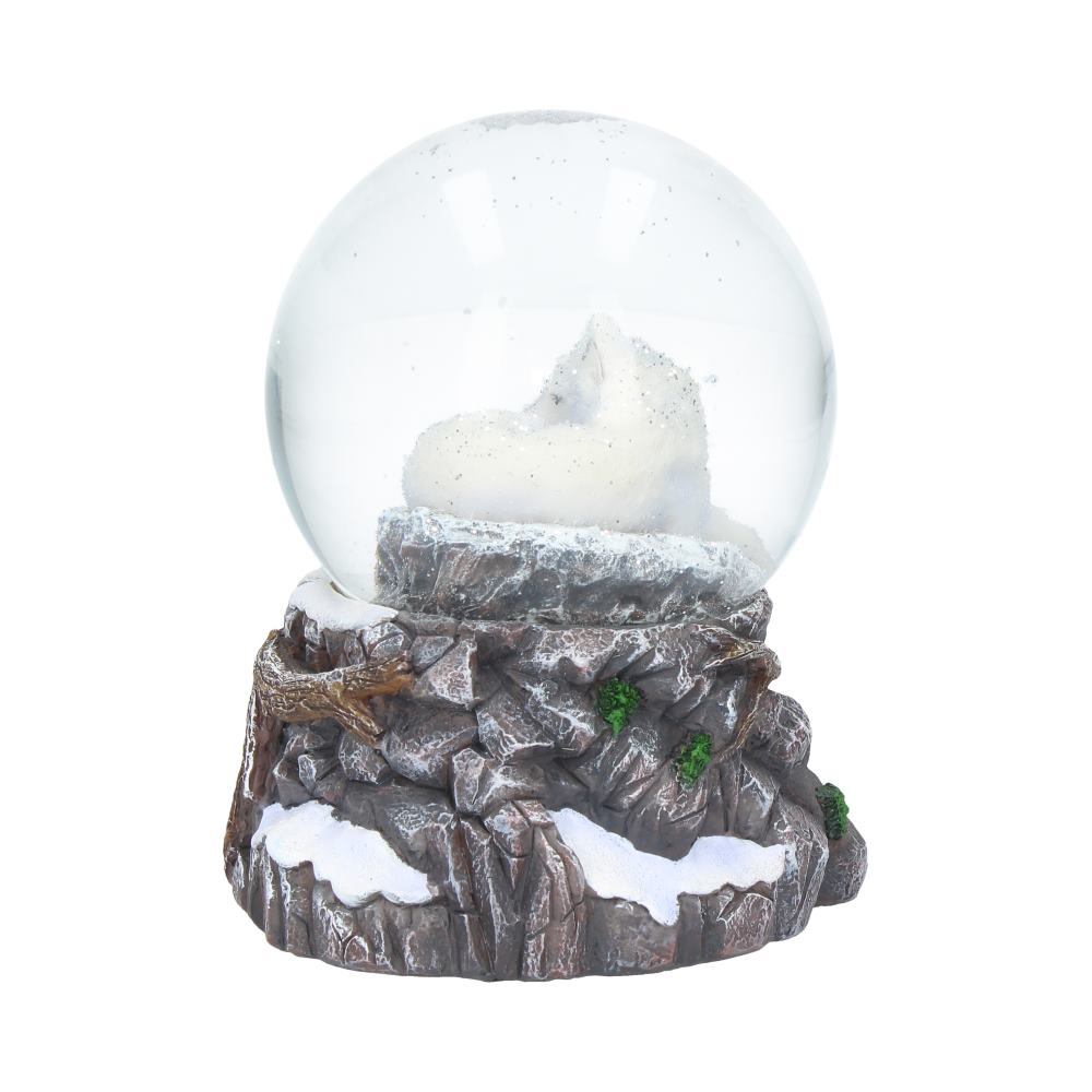 Lisa Parker Guardian of the North Wolf Snowglobe: 4 - Snow Globes By Lisa Parker