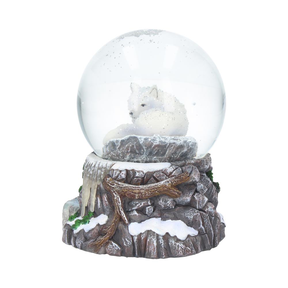 Lisa Parker Guardian of the North Wolf Snowglobe: 3 - Snow Globes By Lisa Parker