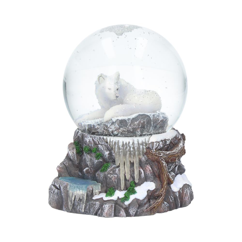 Lisa Parker Guardian of the North Wolf Snowglobe: 2 - Snow Globes By Lisa Parker