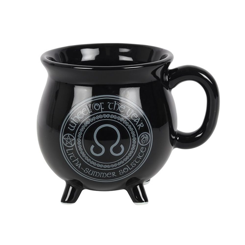 Litha Colour Changing Cauldron Mug by Anne Stokes: 3 - Mugs By Gift Moments