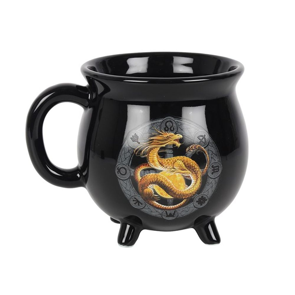 Litha Colour Changing Cauldron Mug by Anne Stokes: 2 - Mugs By Gift Moments