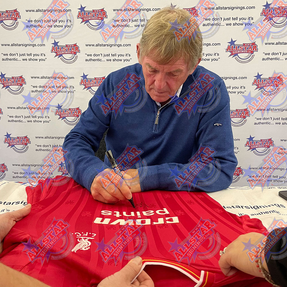 Liverpool FC 1986 Dalglish Signed Shirt Silhouette - Shop Signed Memorabilia At Gift Moments - 2