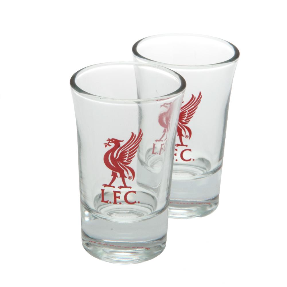 Liverpool FC 2pk Shot Glass Set - Shop Glassware At Gift Moments - 2