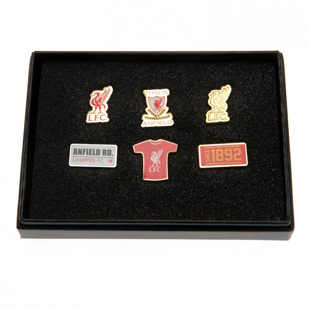 Liverpool FC 6pc Badge Set: 1 - Badges By Liverpool