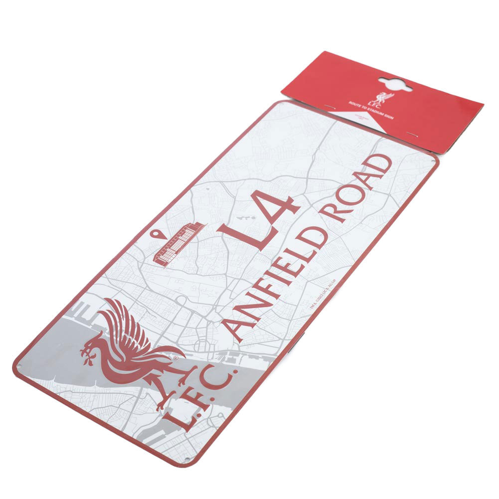 Liverpool FC Route To Sign - Shop Signs & Plaques At Gift Moments - 3