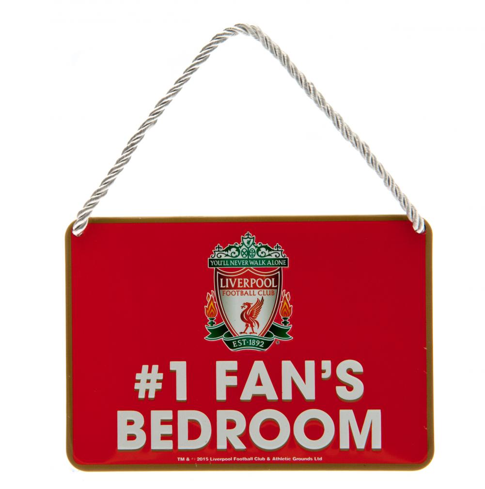 Liverpool FC Bedroom Sign No1 Fan - Shop Bedroom At Gift Moments - 2