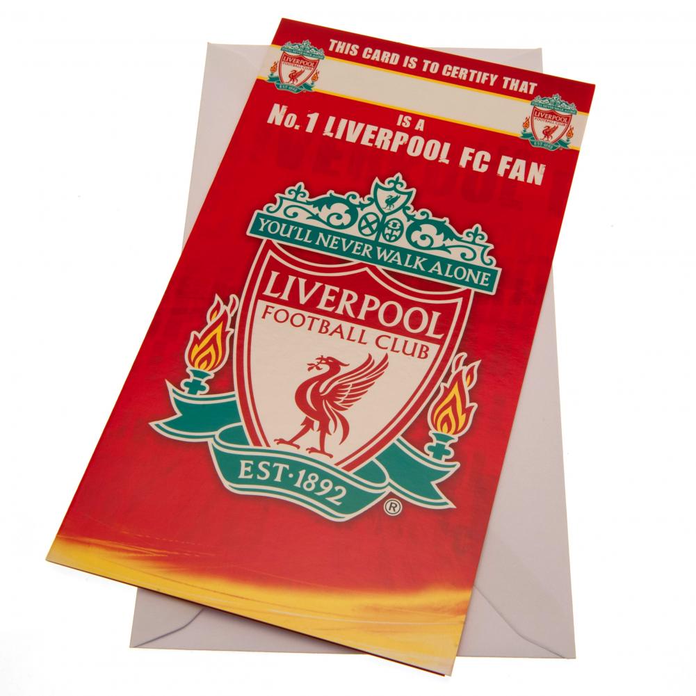 Liverpool FC No. 1 Fan Birthday Card: 1 - Greeting Cards By Liverpool