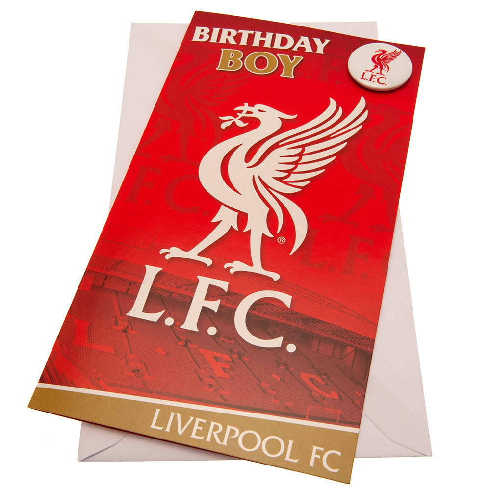 Liverpool FC Boy Birthday Card: 1 - Greeting Cards By Liverpool