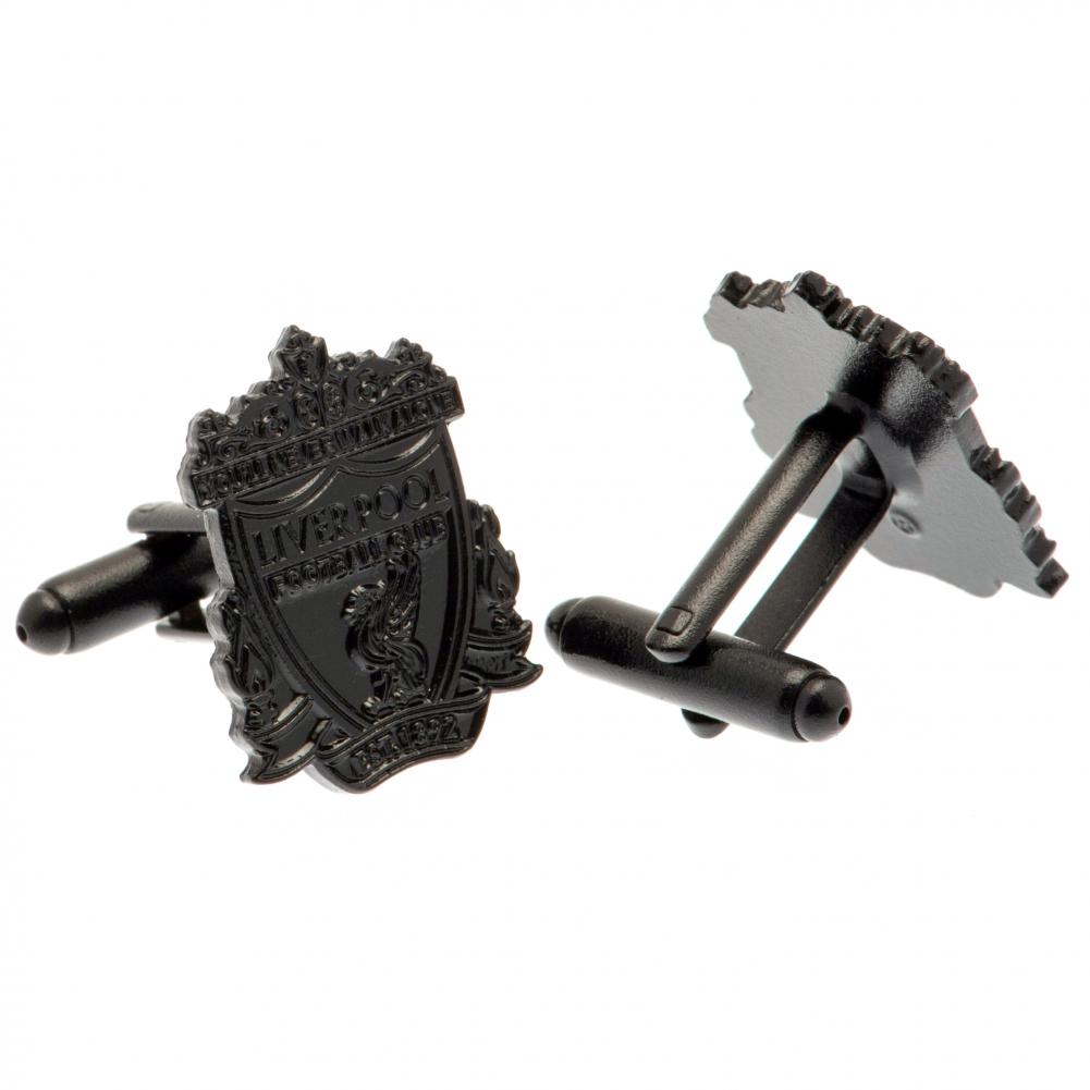 Liverpool FC Black IP Cufflinks - Shop Cufflinks & Tie Slides At Gift Moments - 2