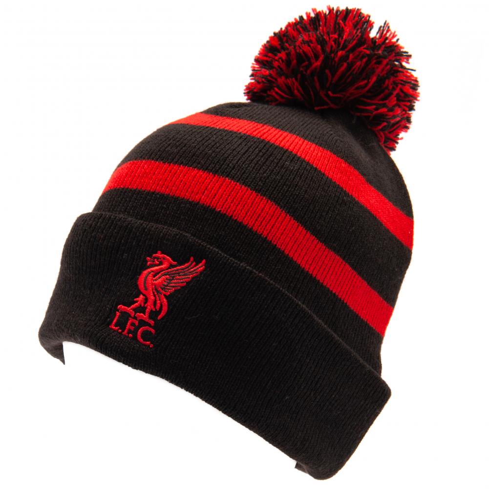 Liverpool FC Black Breakaway Ski Hat - Shop Caps & Hats At Gift Moments - 1