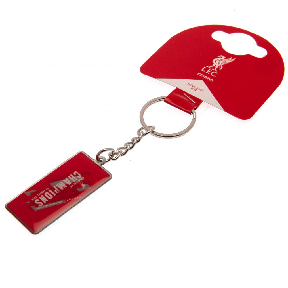Liverpool FC Champions Of Europe Keychain - Shop Keyrings At Gift Moments - 1