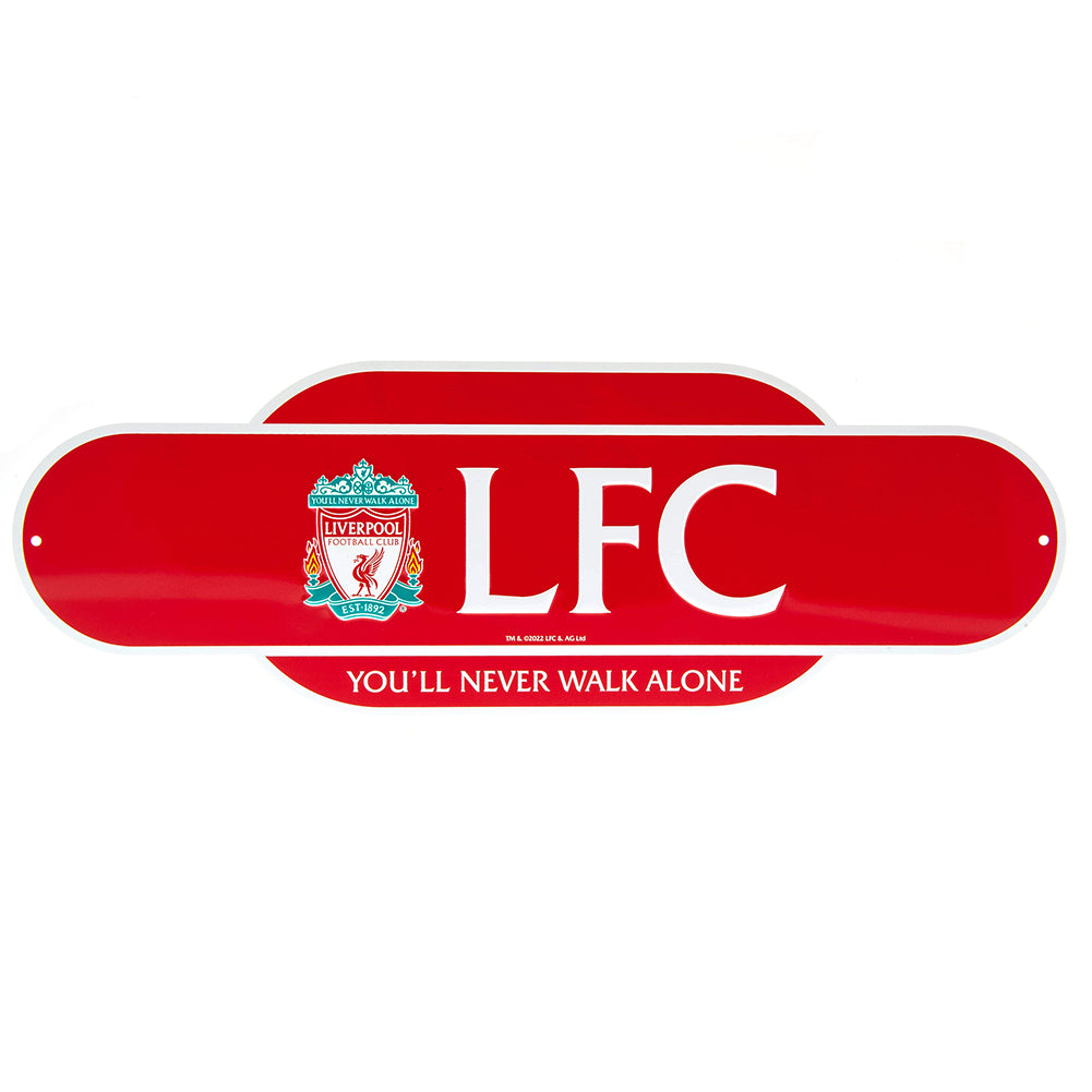 Liverpool FC Colour Retro Sign - Shop Signs & Plaques At Gift Moments - 1