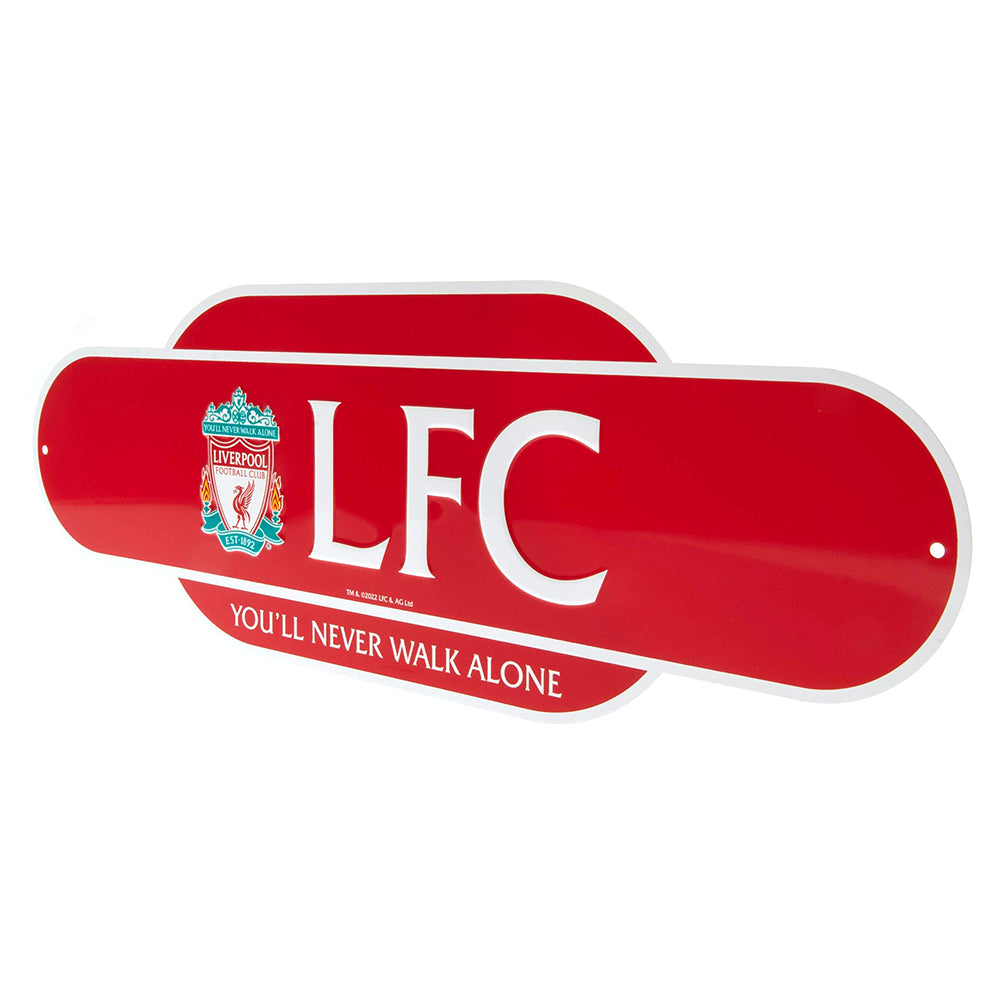 Liverpool FC Colour Retro Sign - Shop Signs & Plaques At Gift Moments - 3