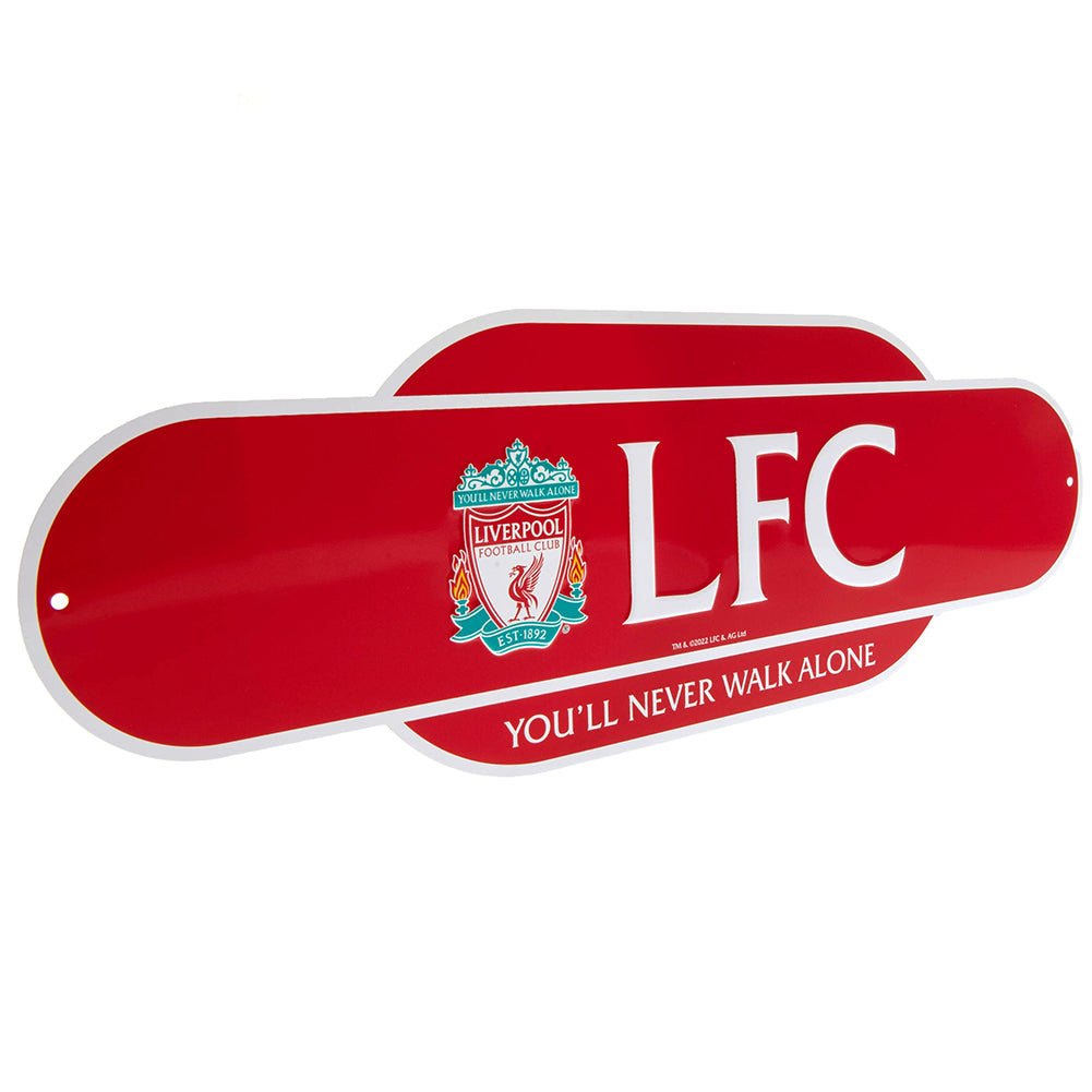 Liverpool FC Colour Retro Sign - Shop Signs & Plaques At Gift Moments - 2