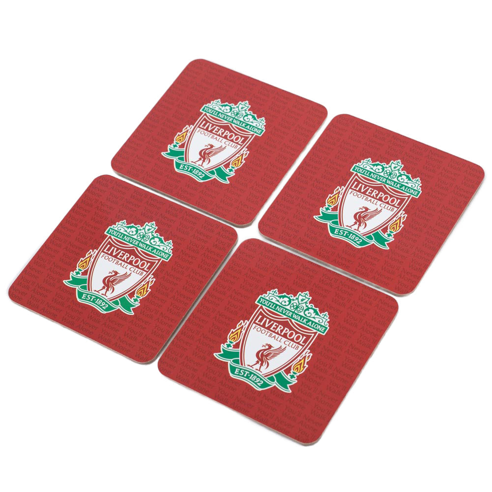 Liverpool FC 4pk Cork Coaster - Shop Coasters At Gift Moments - 1