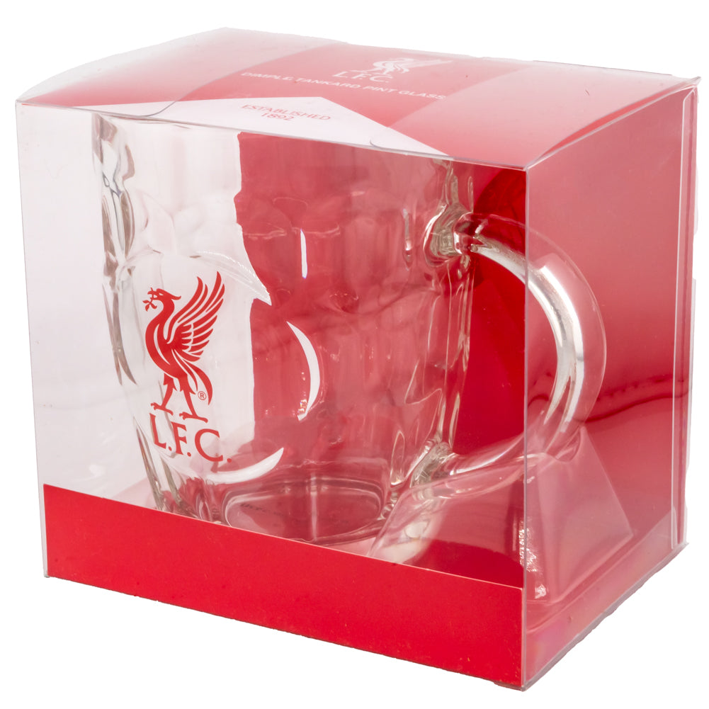 Liverpool FC Dimple Glass Tankard - Shop Glassware At Gift Moments - 2