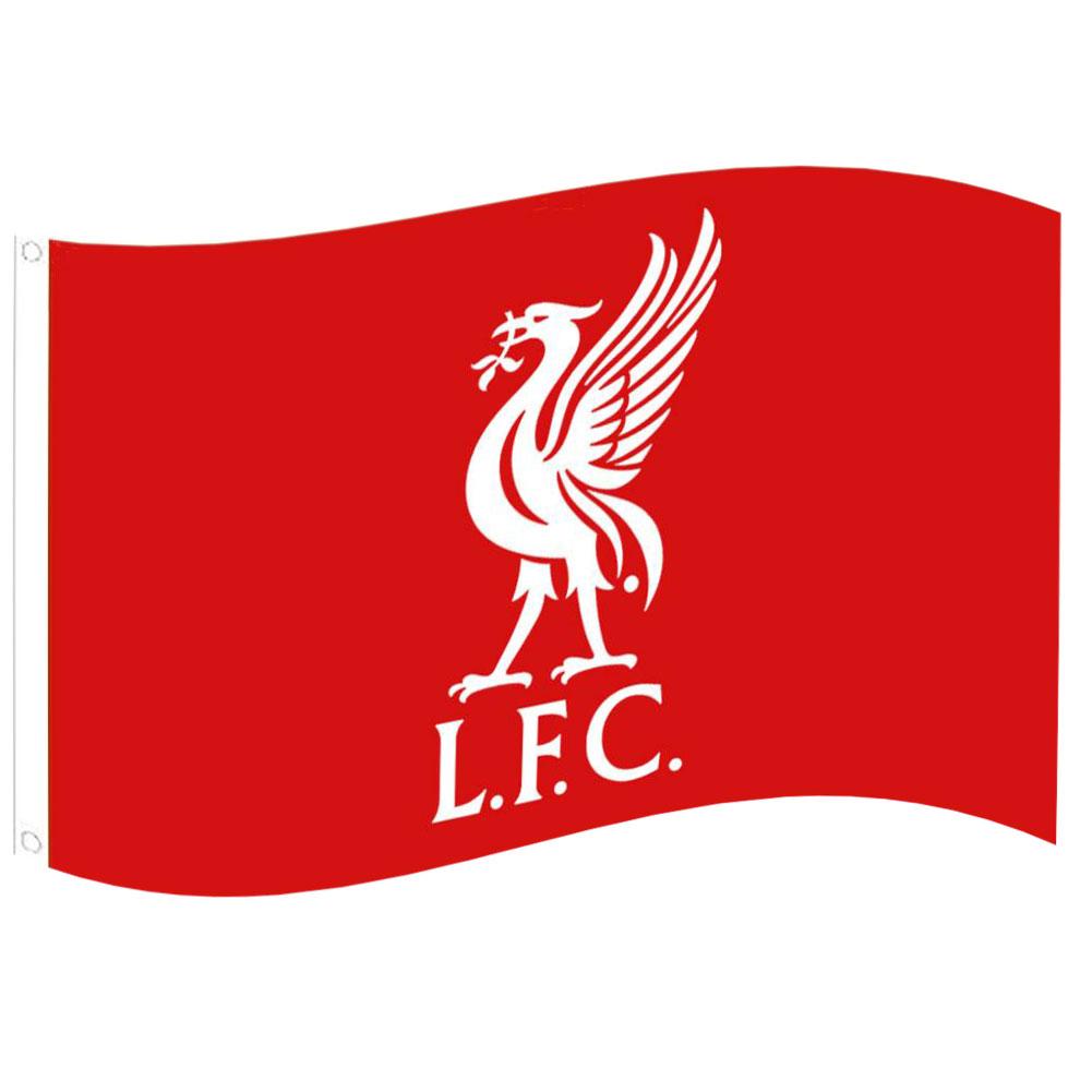 Liverpool FC Core Crest Flag - Shop Flags & Banners At Gift Moments - 1