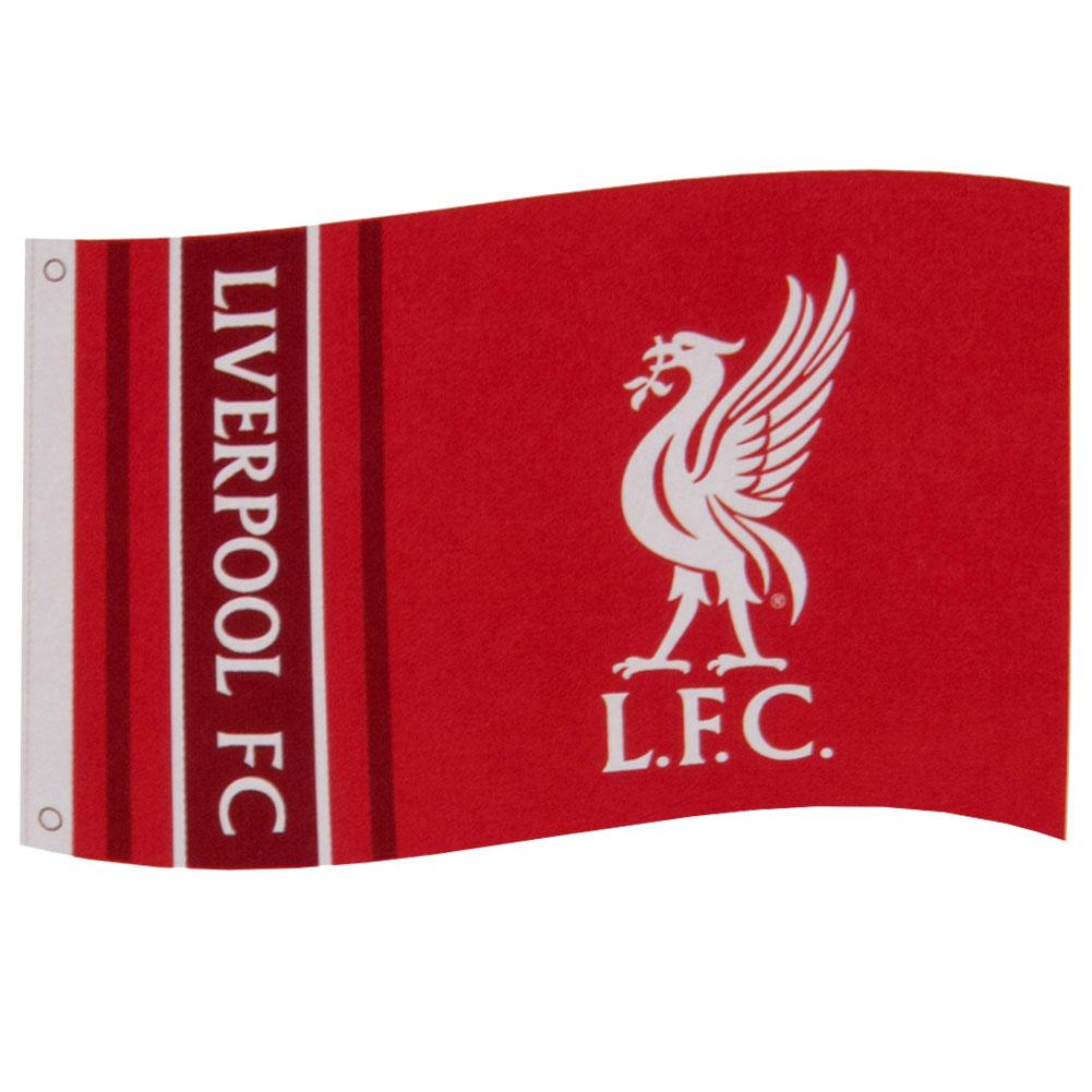 Liverpool FC Wordmark Flag - Shop Flags & Banners At Gift Moments - 1