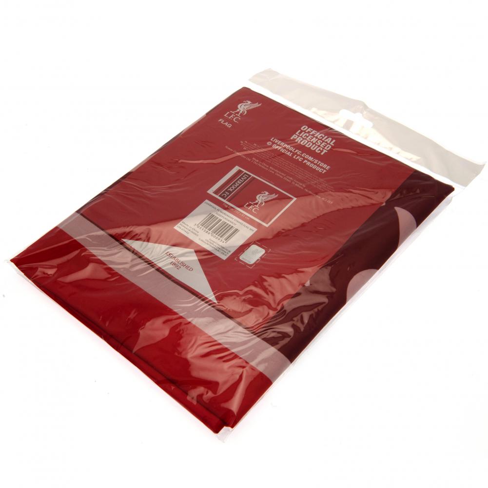 Liverpool FC Wordmark Flag - Shop Flags & Banners At Gift Moments - 4