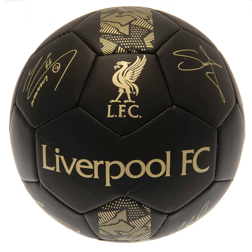 Liverpool FC Sig Gold Phantom Football - Shop Balls At Gift Moments - 1