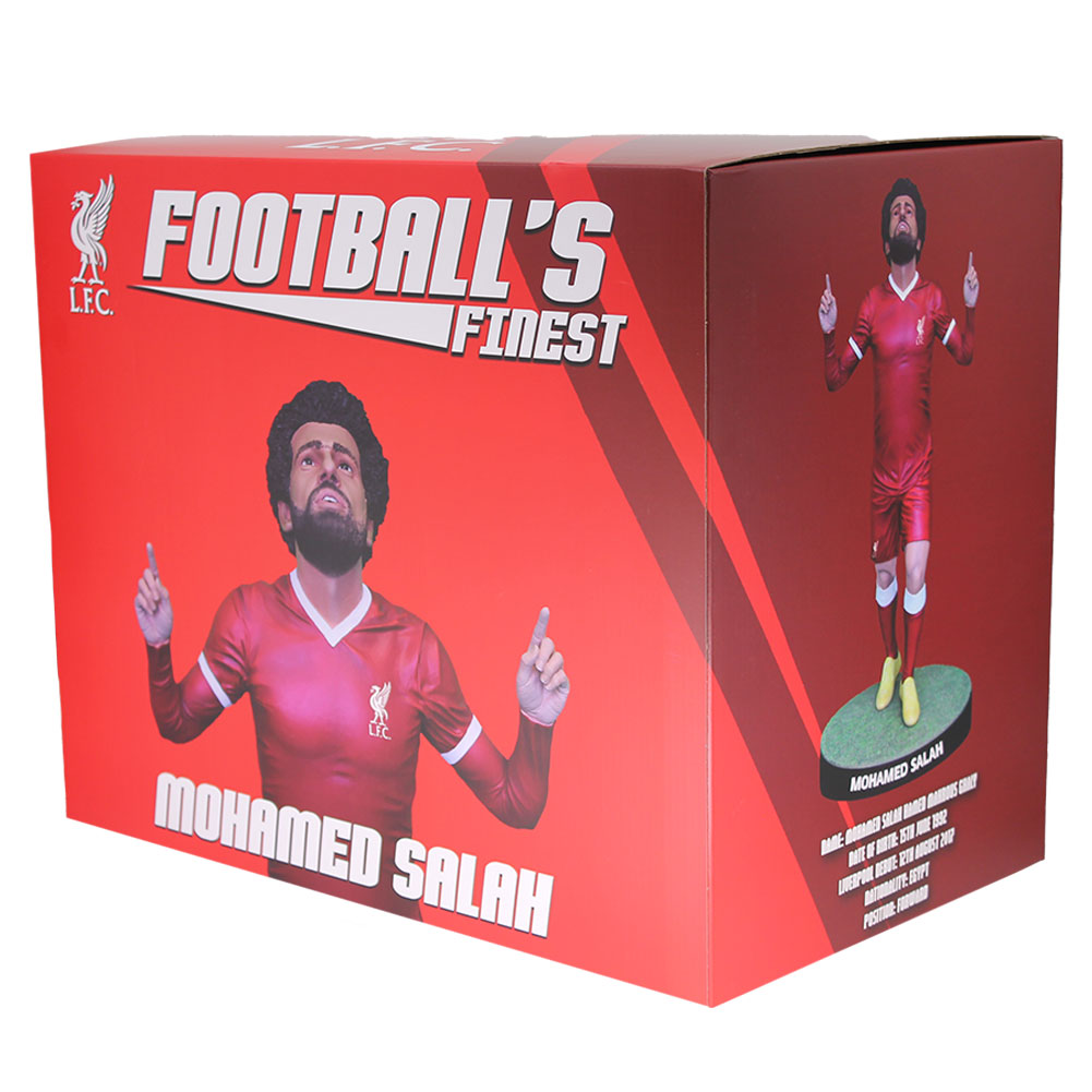 Liverpool FC Football’s Finest Mohamed Salah Premium 60cm Statue: 11 - Figures & Collectables By Liverpool
