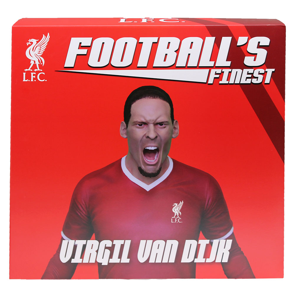 Liverpool FC Football’s Finest Virgil Van Dijk Premium 60cm Statue: 11 - Figures & Collectables By Liverpool