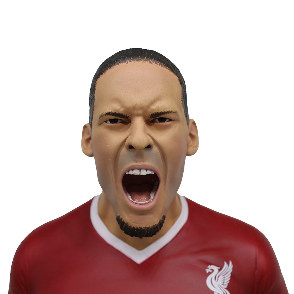 Liverpool FC Football’s Finest Virgil Van Dijk Premium 60cm Statue: 8 - Figures & Collectables By Liverpool