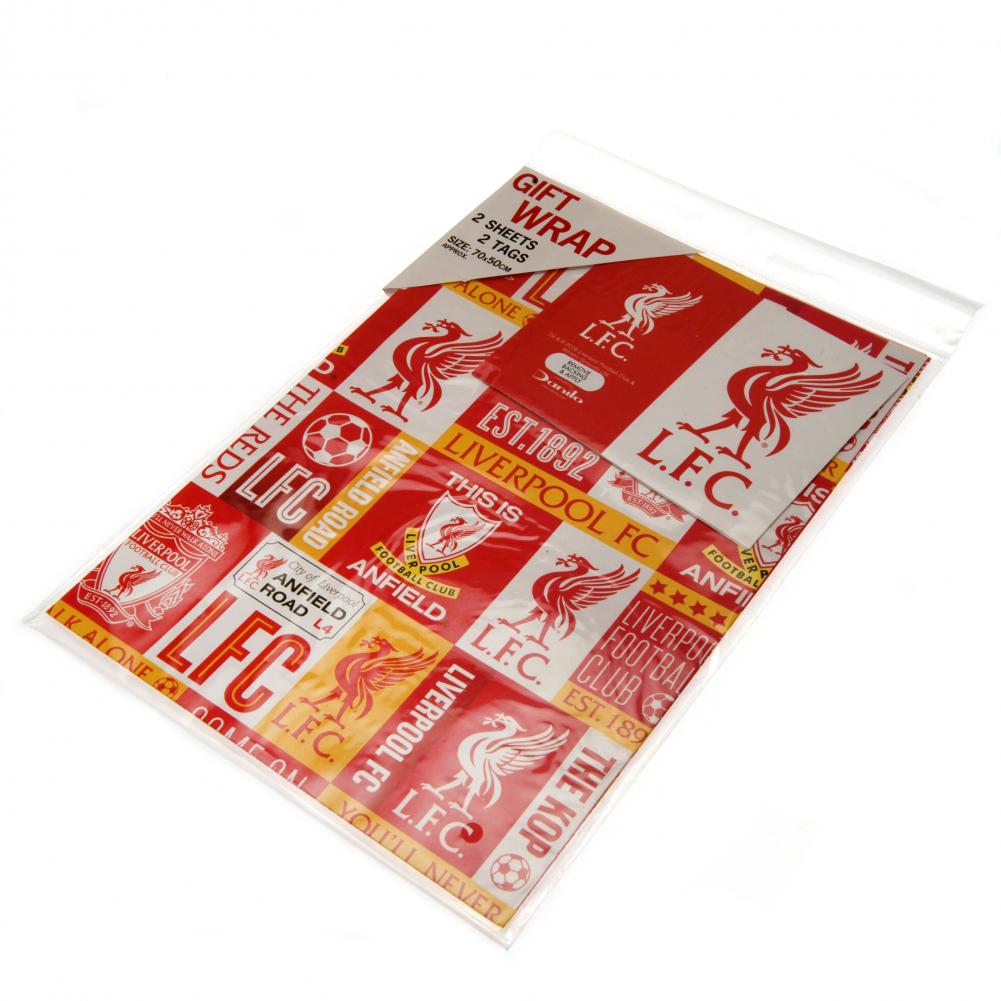 Liverpool FC Gift Wrap - Shop Gift Wrap & Bags At Gift Moments - 2