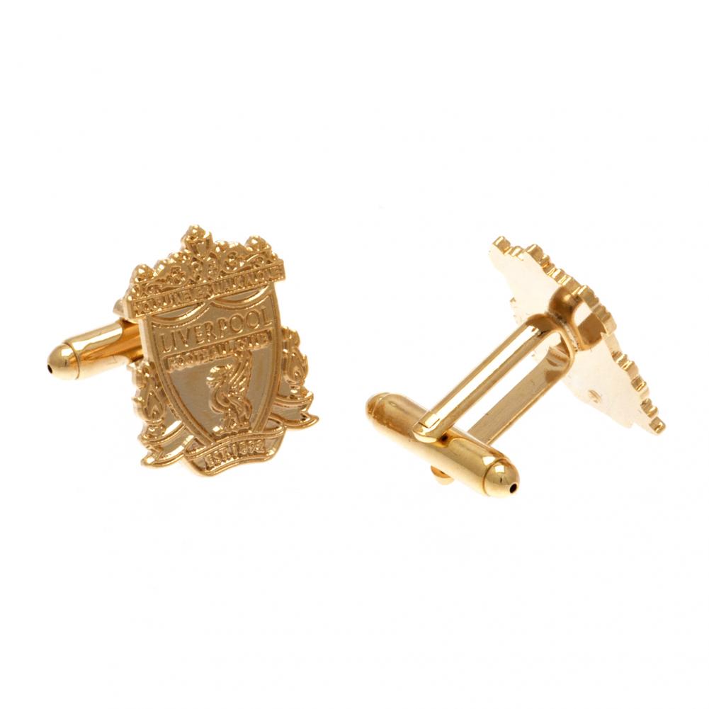 Liverpool FC Gold Plated Cufflinks - Shop Cufflinks & Tie Slides At Gift Moments - 2