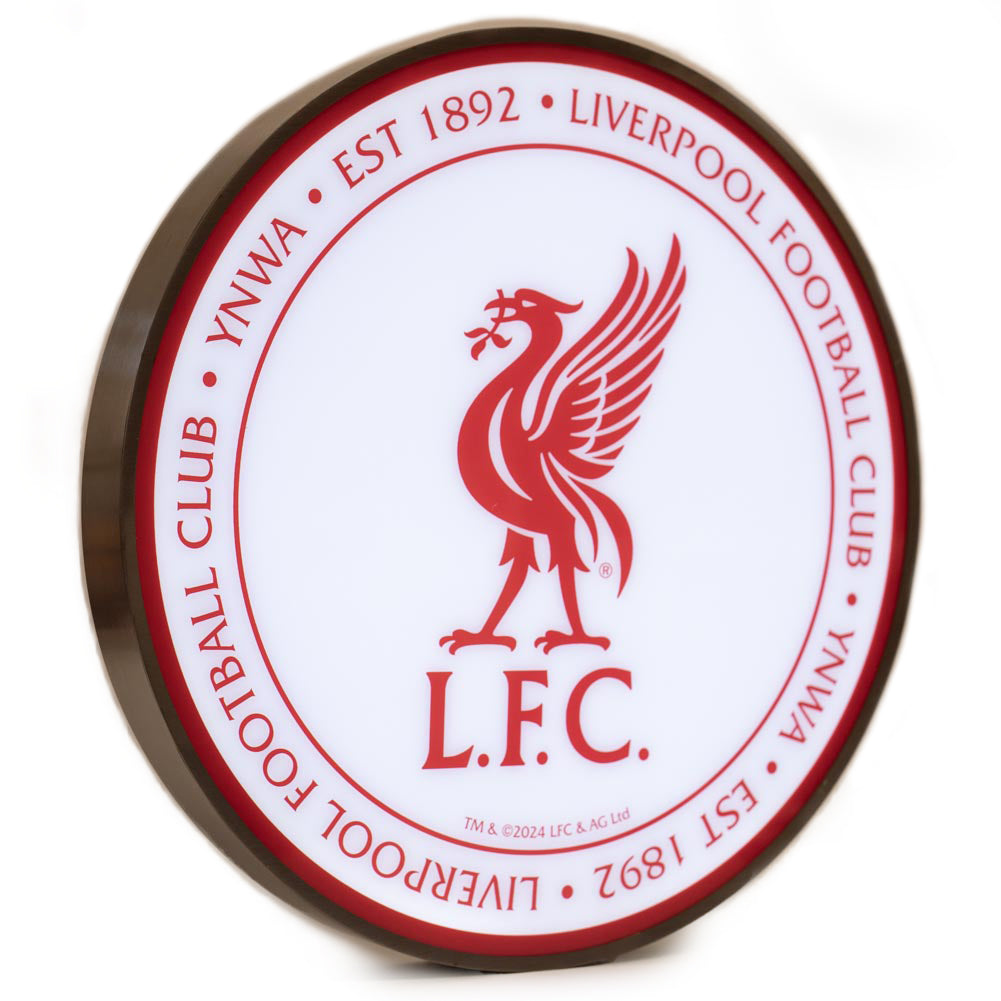 Liverpool FC 12 Inch LED Wall Light - Shop LED Lighting At Gift Moments - 2