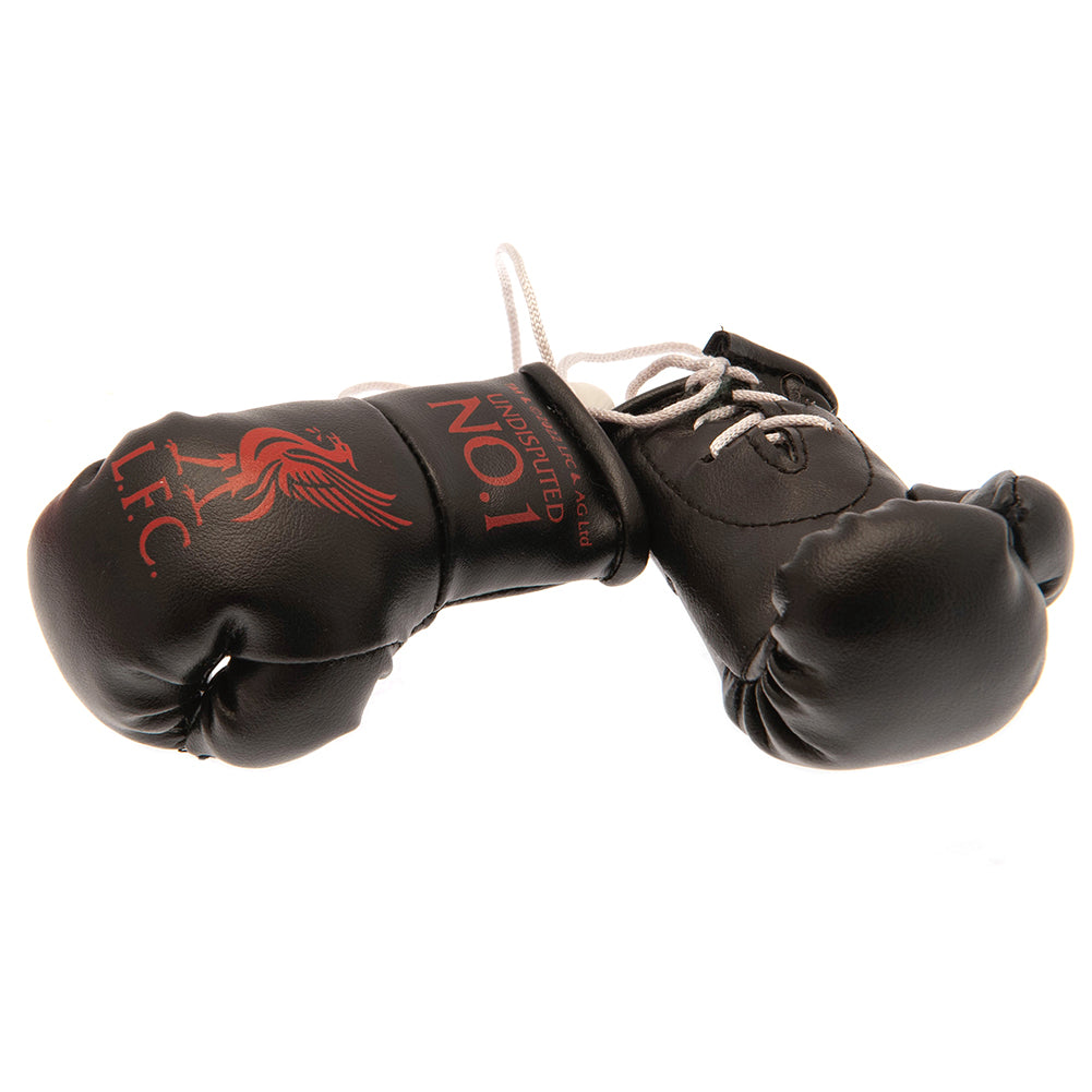 Liverpool FC Black Mini Boxing Gloves - Shop Car Accessories At Gift Moments - 2