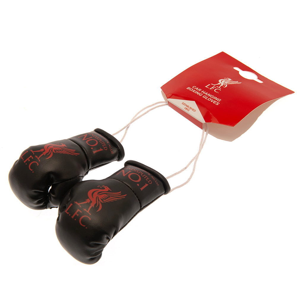 Liverpool FC Black Mini Boxing Gloves - Shop Car Accessories At Gift Moments - 3
