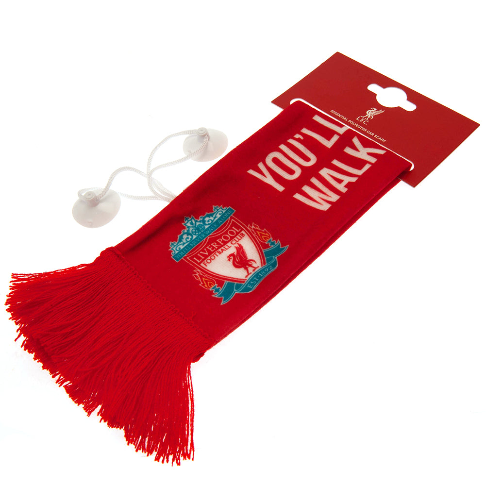Liverpool FC Mini Crest Car Scarf - Shop Scarves At Gift Moments - 3