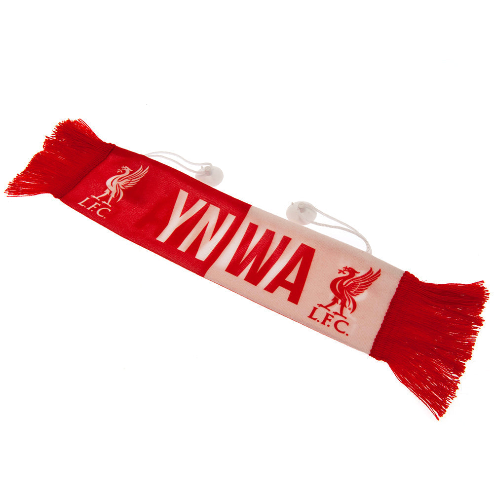 Liverpool FC Mini Liverbird Car Scarf - Shop Scarves At Gift Moments - 2