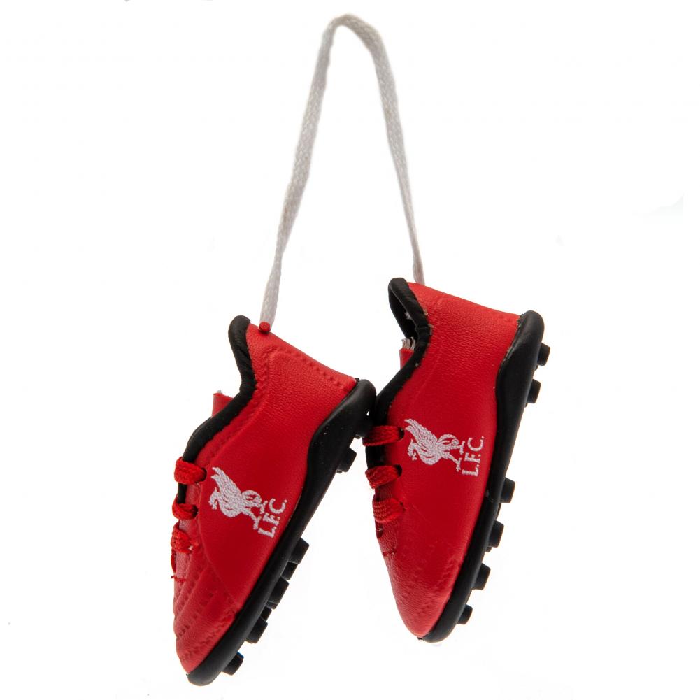Liverpool FC Black & Red Mini Football Boots - Shop Car Accessories At Gift Moments - 1