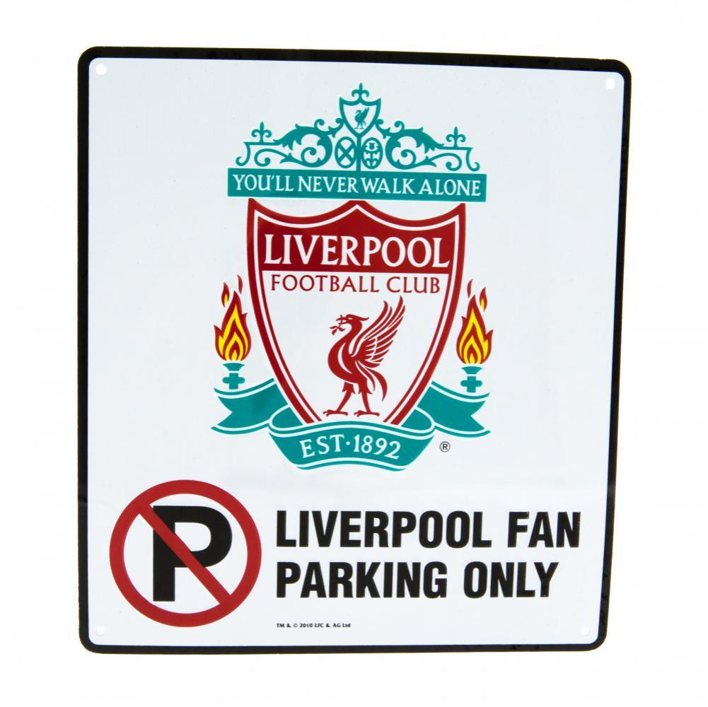 Liverpool FC No Parking Sign - Shop Signs & Plaques At Gift Moments - 1