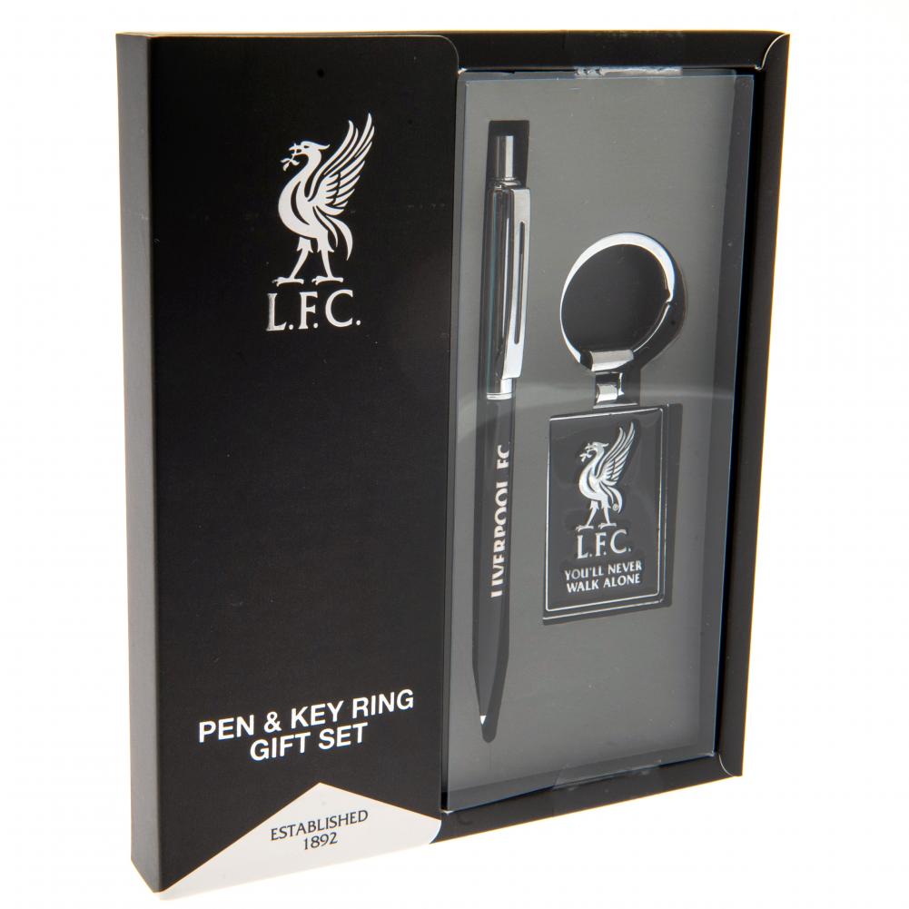 Liverpool FC Pen & Keyring Set - Shop Keyrings At Gift Moments - 1