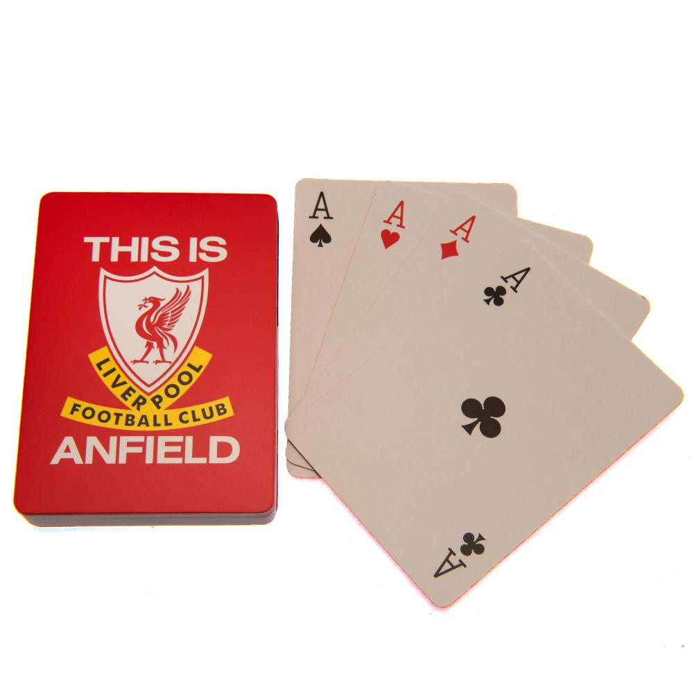 Liverpool FC Playing Cards TIA - Shop Puzzles & Games At Gift Moments - 1