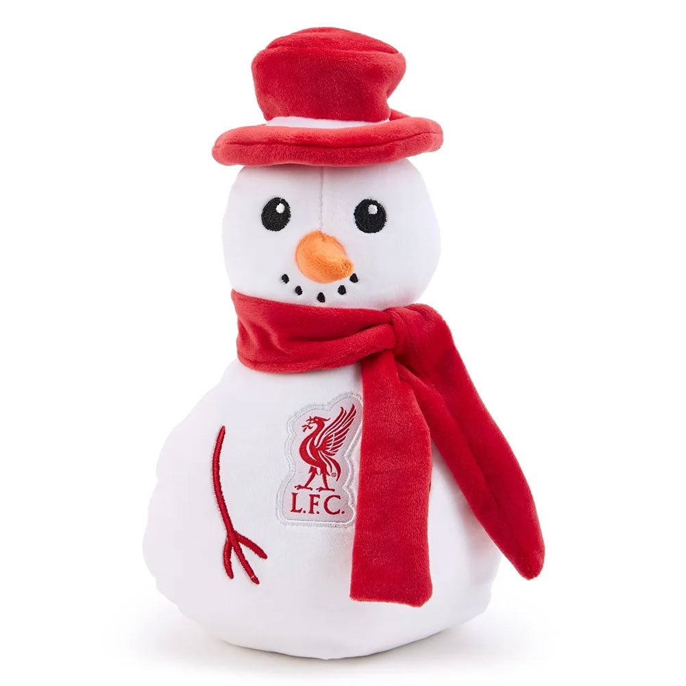 Liverpool FC Plush Snowman - Shop Teddy Bears & Soft Toys At Gift Moments - 1