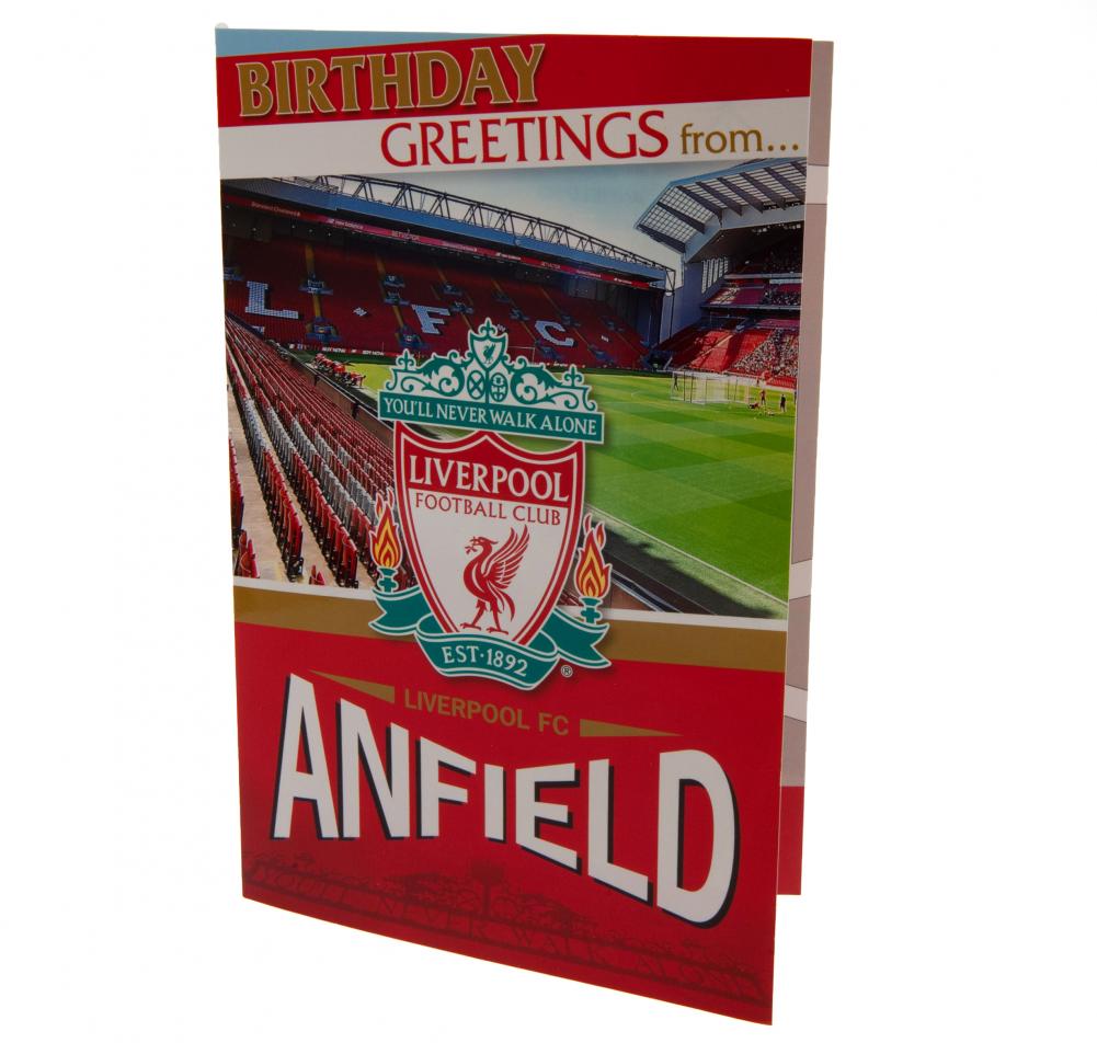 Liverpool FC Pop-Up Birthday Card - Shop Greeting Cards At Gift Moments - 1