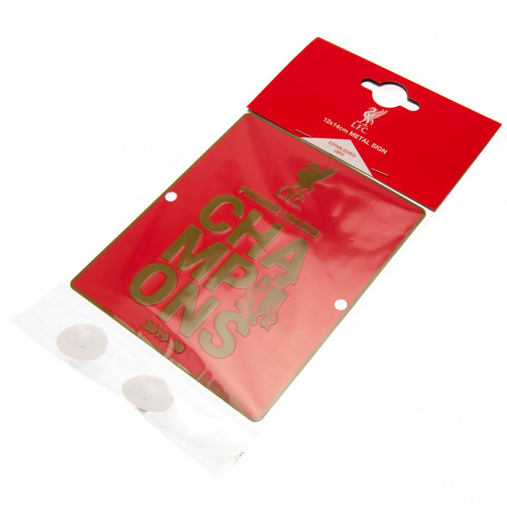 Liverpool FC Premier League Champions Window Sign - Shop Signs & Plaques At Gift Moments - 3