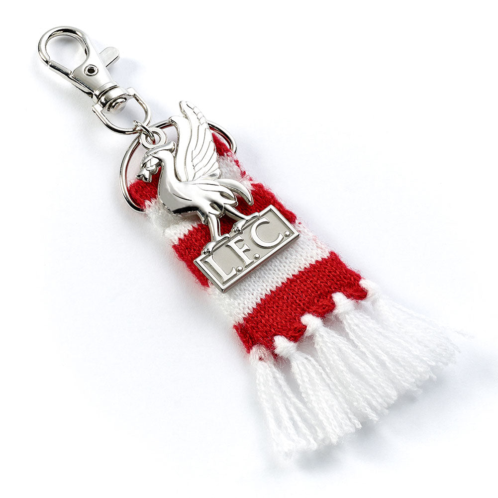 Liverpool FC Red Bar Scarf Bag Charm - Shop Keyrings At Gift Moments - 1